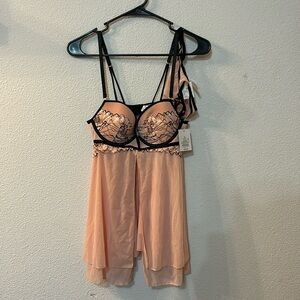 NWT Auden babydoll and pantie set